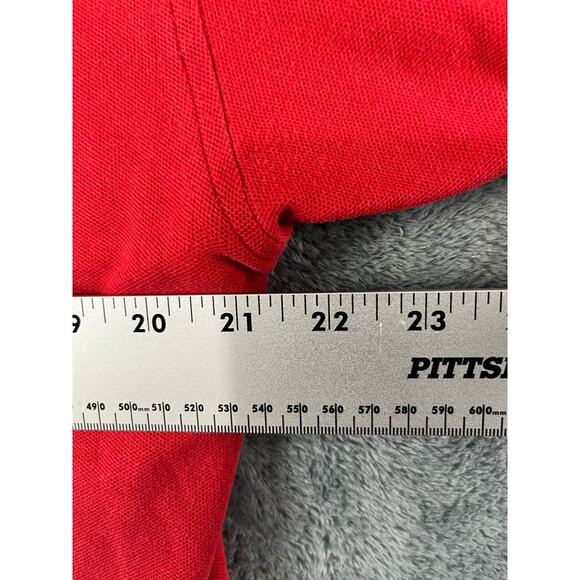 Alexander Julian Colours Polo Shirt Large Red 100% Cotton Short Sleeve Mens - Picture 7 of 9